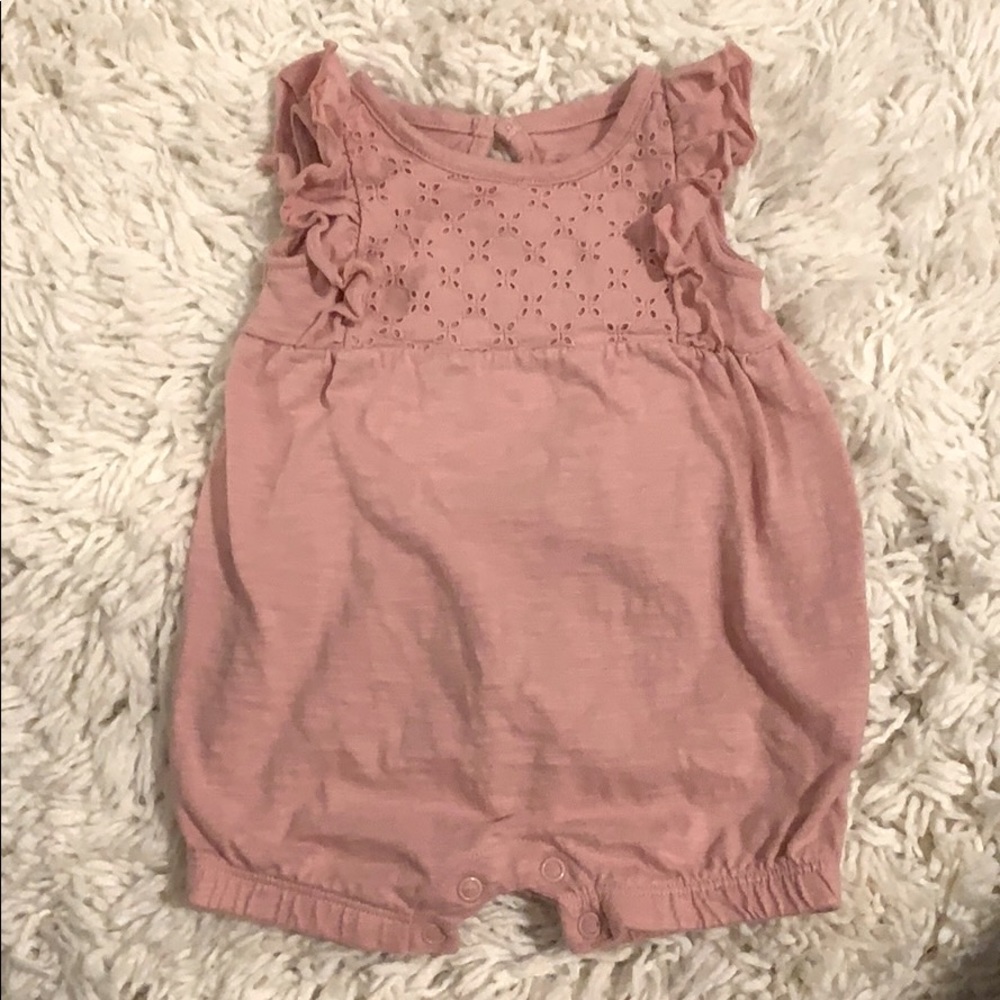 Baby girls bubble romper